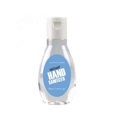 Portable pocket 30ml mini waterless hand gel hand wash 30ml