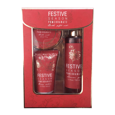 OEM Wholesale Christmas Packaging Box Luxury Body And Care Romantic Spa Bath Gift Set In Paper Box Factory