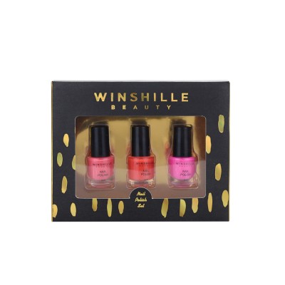 OEM/ODM Factory Cheap Wholesale Multiple Colors Selling 3*8ml Nail Polish In Glass Bottle Gift Sets